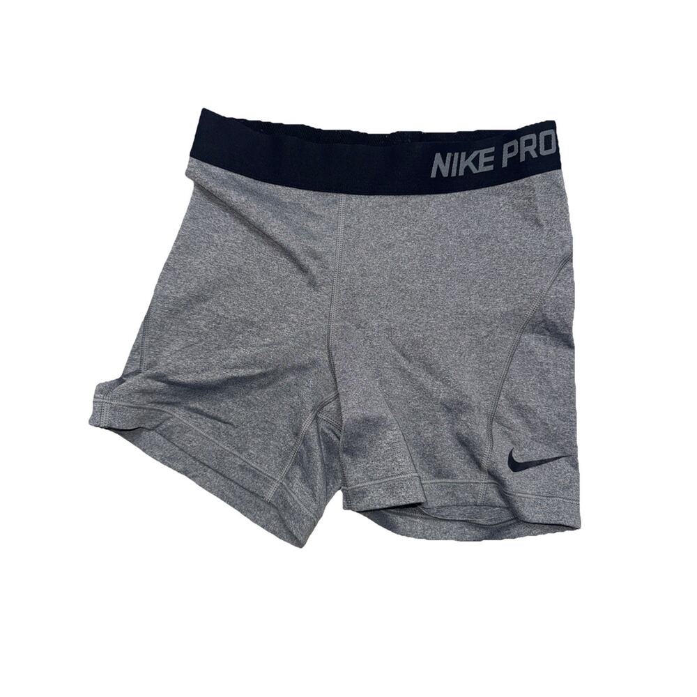Women’s grey Nike pro spandex short size small (L39)